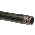Black Steel Pipe, Cut Length, 3/4 x 72"