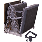 Flex Coil w/ Drainpan, 2R/24/24.5, Alum, Hz
